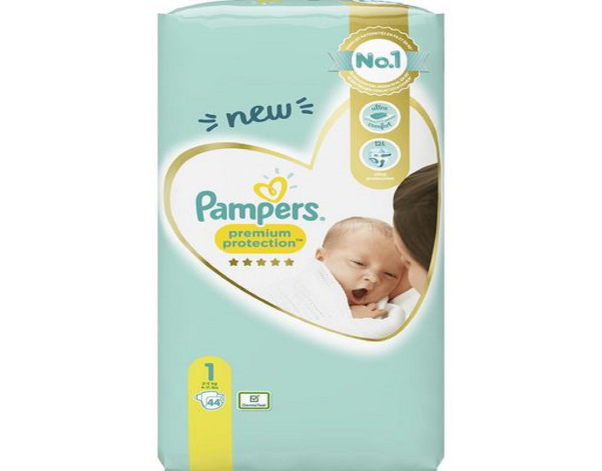 PAMPERS : Prenium Protection - Couches taille 1 (2-5 kg) - chronodrive