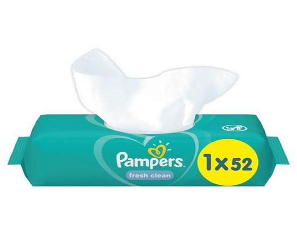 Pampers lingettes bébé fresh clean x52 – CotidienGab's